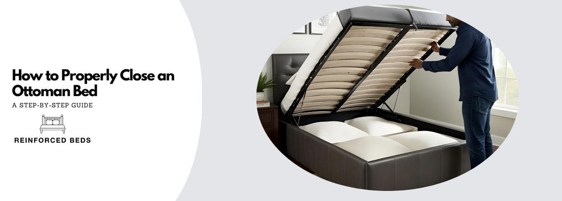 How to properly close an ottoman lid
