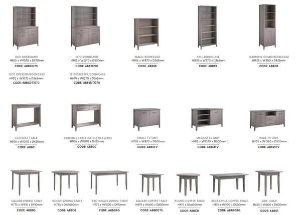 Alby Furniture Dimensions