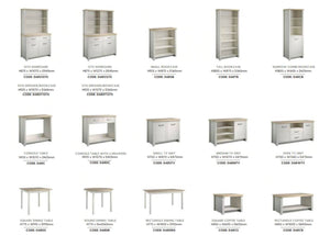 Docking Furniture Dimensions
