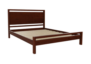 Sedgeford Pine Bed Finished in Mahogany Stain