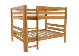 Quad Bunk Bed Finished in Stained Antique Lacquer