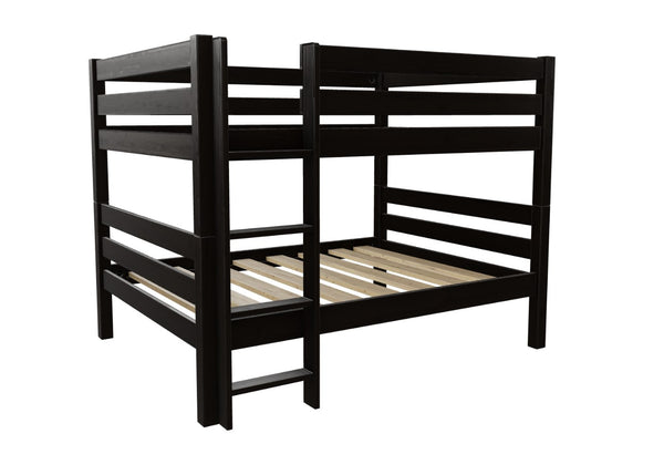 Quad Bunk Bed Finished in Stained Black Ash