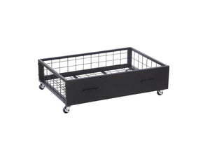 Metal Underbed Storage Drawers in Black