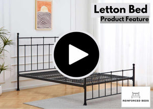 Letton Metal Bed Frame - Product Feature Video