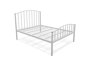 Melody Metal Bed Frame High End Finished in White