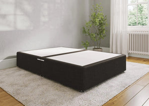 Reinforced Divan Base in Charcoal