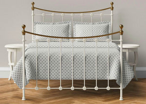 Super Strong Bed Base in Ivory | Double