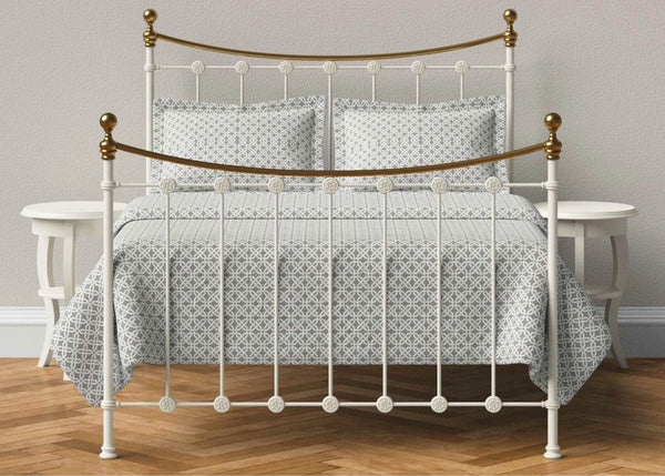 Super Strong Bed Base in Ivory | Double