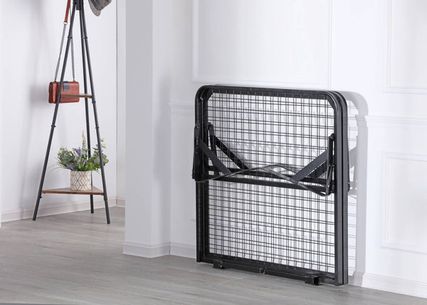 Foldable Skid Bed in Black (Closed)
