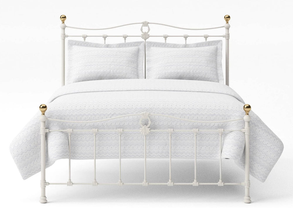 Front View of The Tula Bed in Black