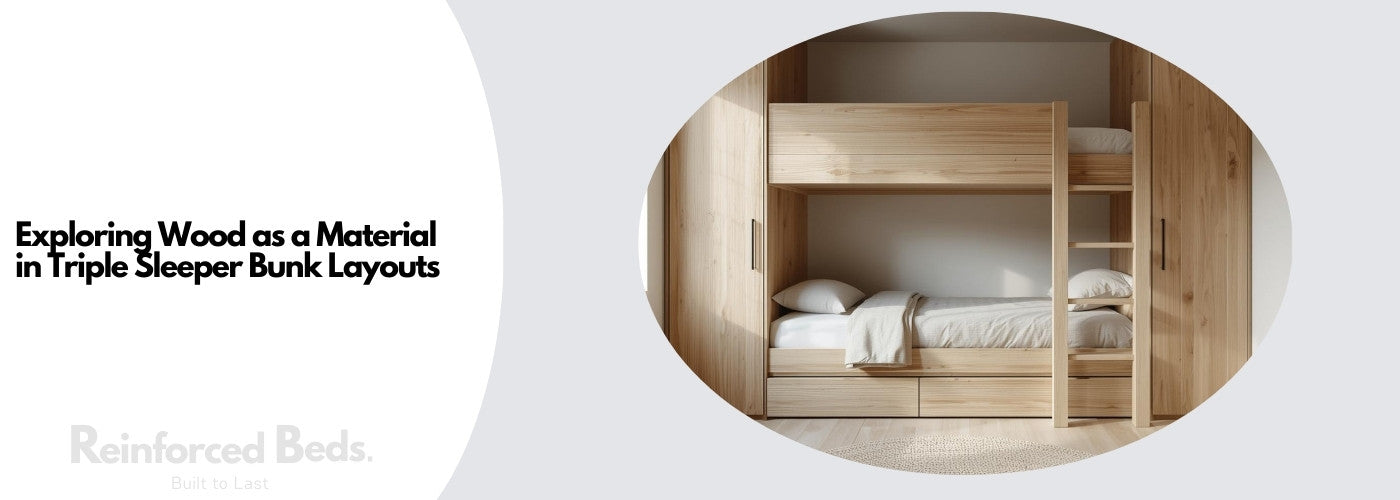 Exploring wood as a material in triple sleeper bunk layouts