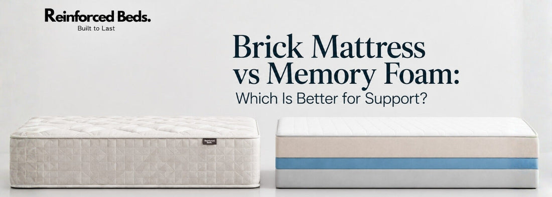 Brick vs memory foam