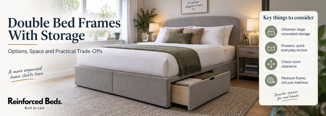 Double Bed Frames With Storage: Options, Space and Practical Trade-Offs
