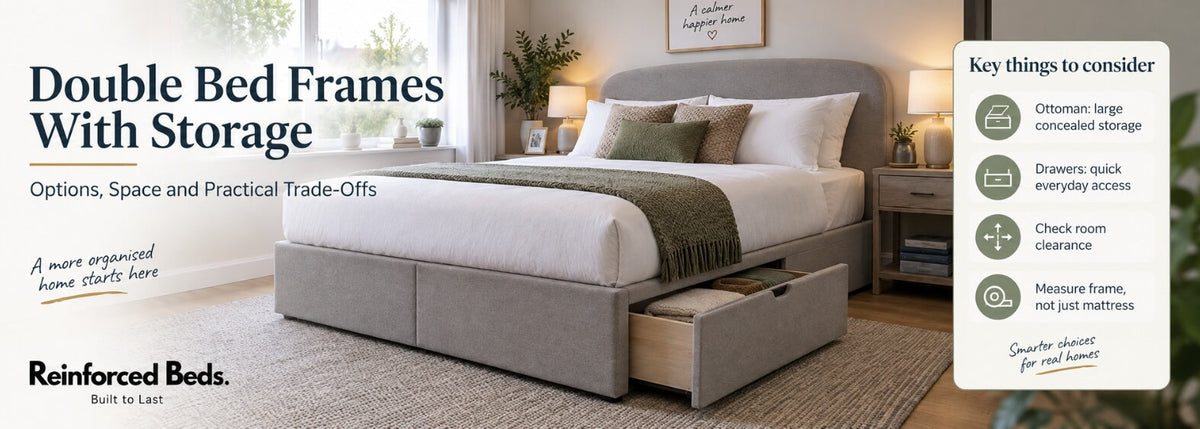 Double Bed Frames With Storage: Options, Space and Practical Trade-Offs