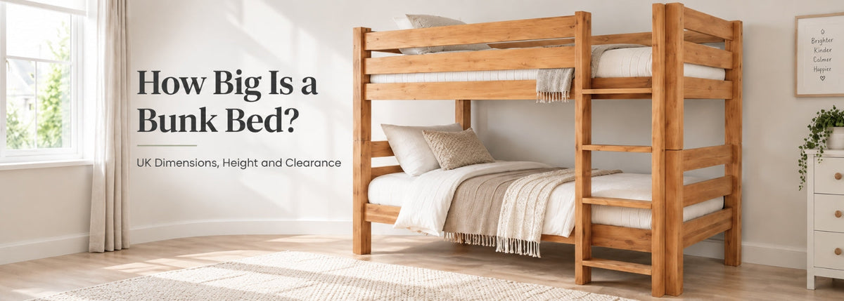 How Big Is a Bunk Bed? UK Dimensions, Height and Clearance