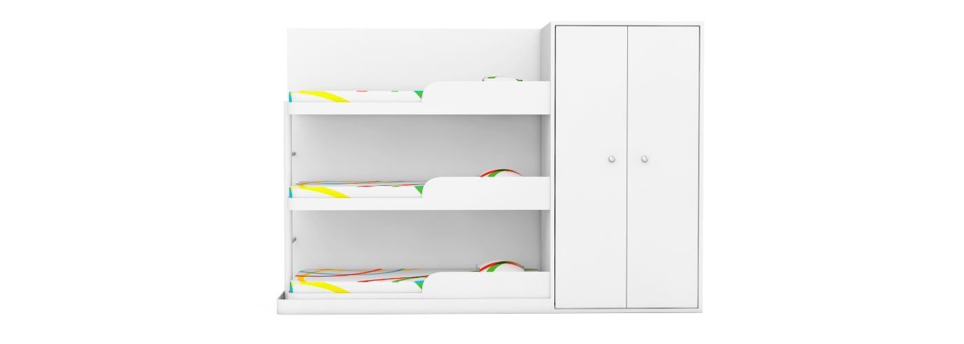 What Does a Triple Bunk Bed Look Like?