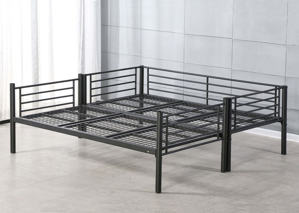 Contract-Suitable Metal Bunk Bed, Suitable for Ages 6 and Up, Including Adults