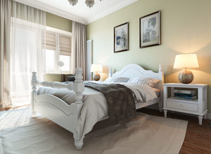 Yukon Pine Bed in White (Custom)