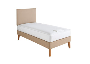 Shallow Divan in Sand Linen