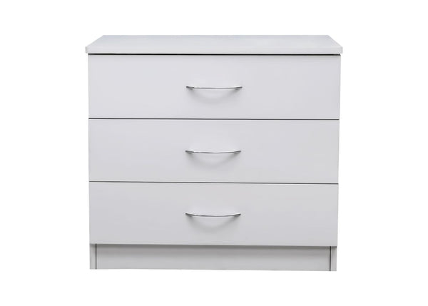 3 Drawer Chest in White