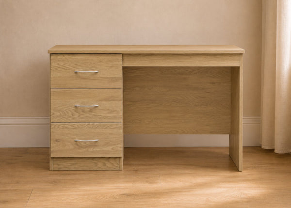 3 Drawer Desk in Oak