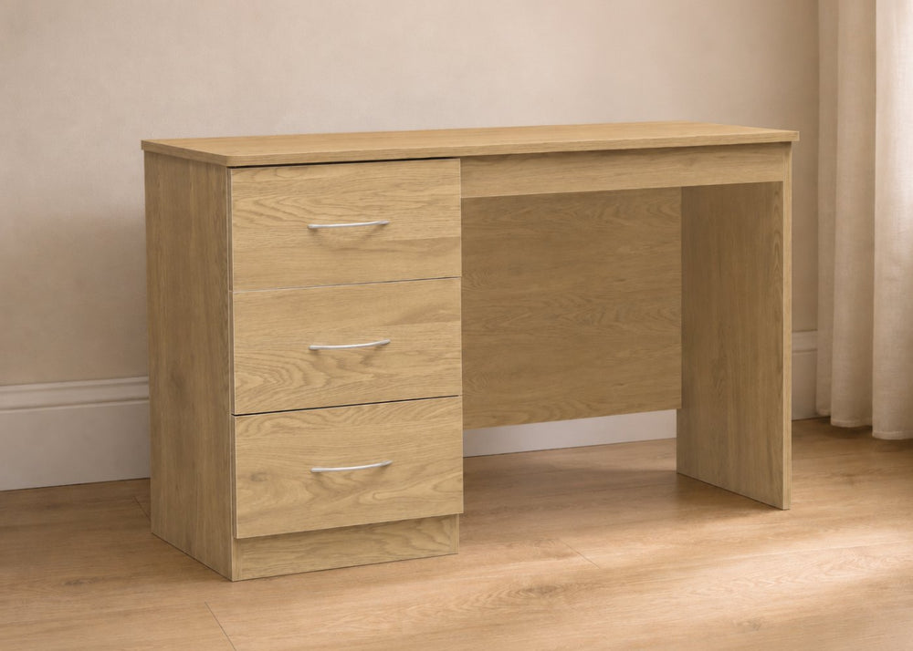 3 Drawer Desk in Oak