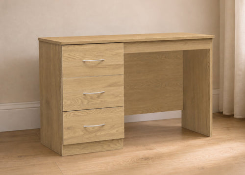 3 Drawer Desk in Oak