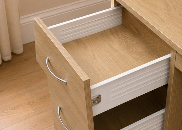 3 Drawer Desk in Oak