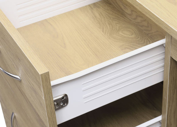 3 Drawer Desk in Oak