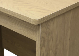 3 Drawer Desk in Oak, with Rounded Corners