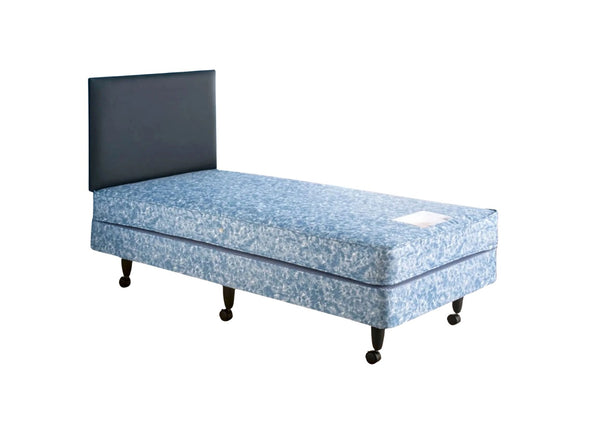 Shallow Divan in Nautilus with Screw in Legs on Castors