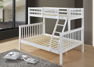 Kelling Triple White Wooden Bunk