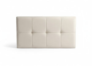 8 Cube Design Headboard in Velvet Cream