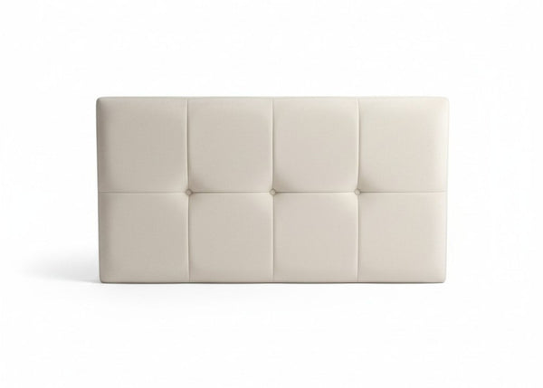 8 Cube Design Headboard in Velvet Cream
