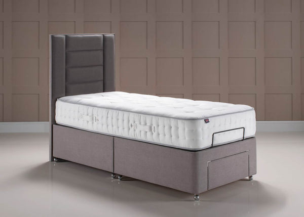 Heavy Duty Adjustable Bed | Excelsior Mattress | Carnation Headboard