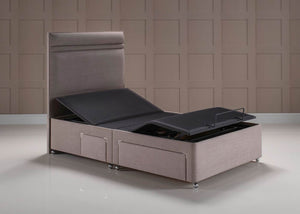 Heavy Duty Adjustable Bed | Lavender Headboard