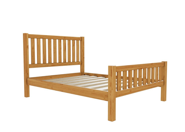 Sandringham Shaker Bed in High End Finished in Stained Antique Lacquer