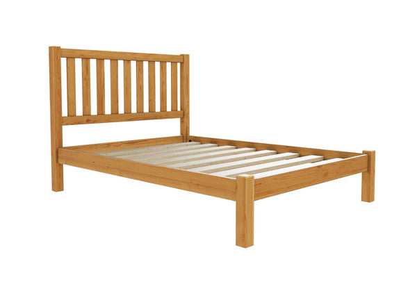 Sandringham Shaker Bed in Low End Finished in Stained Antique Lacquer