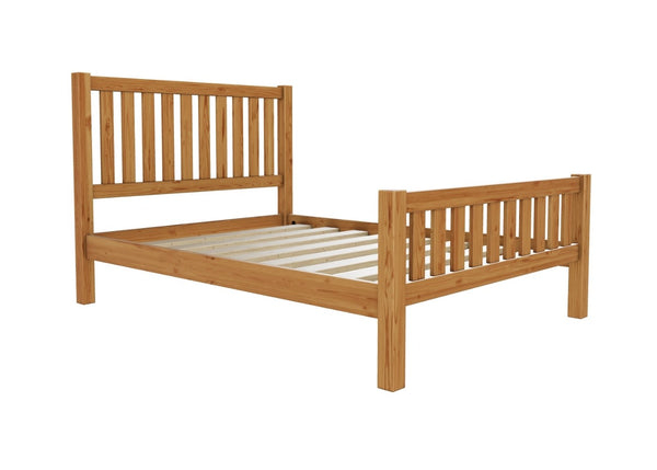 Sandringham Shaker Bed in High End Finished in Stained Antique Wax