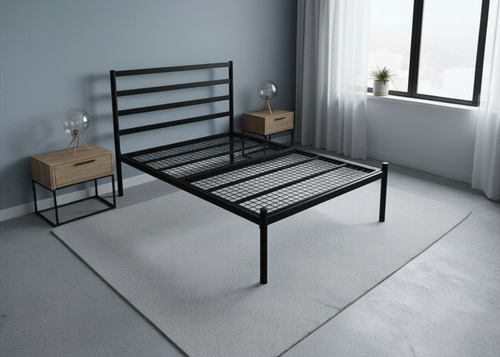 Becky Bed in Black Finish (Low End)