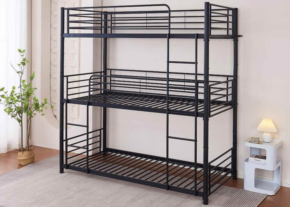 Bircham 3 Tier Bunk - Black