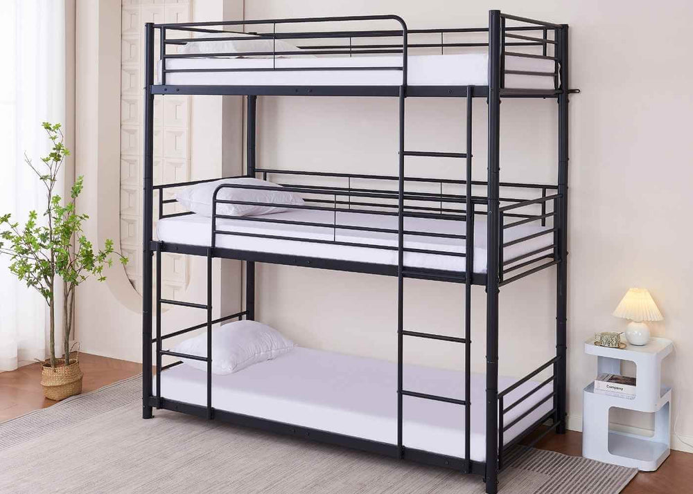 Bircham 3 Tier Bunk - Black