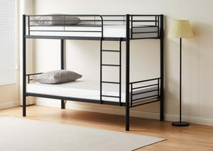 Bircham Bunk Bed with Mattresses in Black