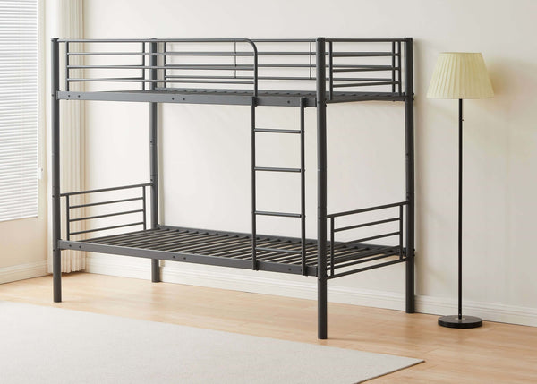 Bircham Bunk Bed in Grey, with Detachable Option