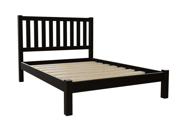 Shelton Shaker Bed Finished in Black Ash