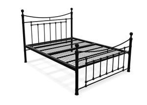 Calthorpe Metal Bed Frame Finished in Painted Black