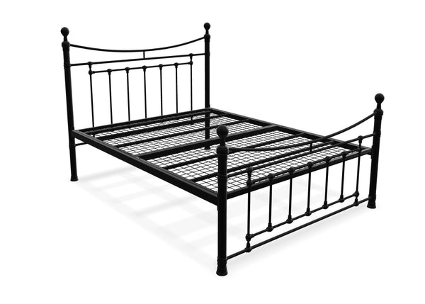 Calthorpe Metal Bed Frame Finished in Painted Black
