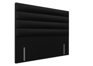 Camellia Floor Standing Headboard Finished in Faux Linen Black