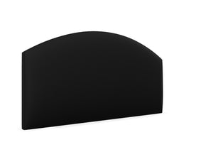 Fresia Strutted Headboard Finished in Faux Linen Black