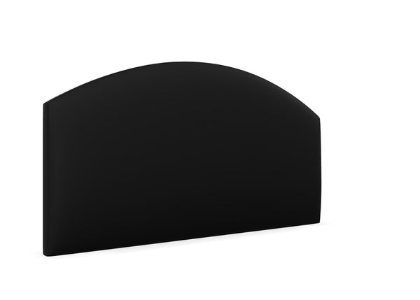 Fresia Strutted Headboard Finished in Faux Linen Black